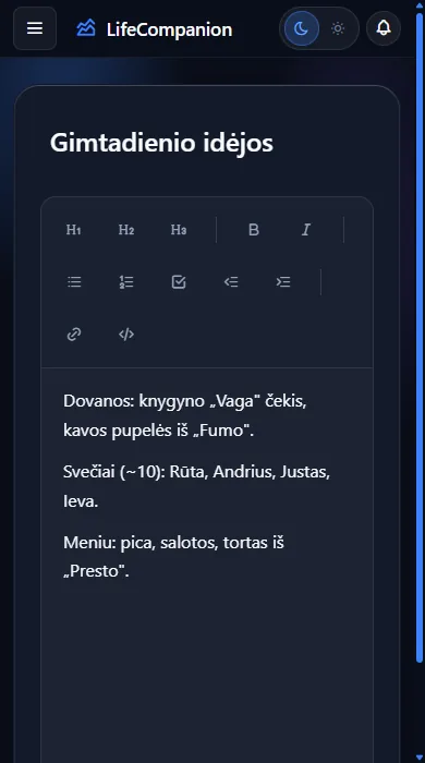 Užrašai - Užrašas