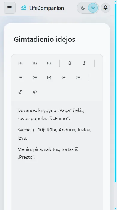 Užrašai - Užrašas